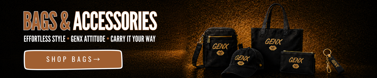 Shop GenX Tote Bags, Accessories & Everyday Essentials Designed With Timeless Style, Personality And Attitude For The Generation That Does It Their Way.
